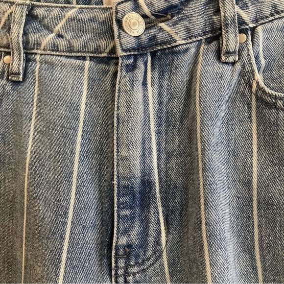 PACSUN Sz 27  Mid Wash Striped Mom Style Jeans - Picture 3 of 10